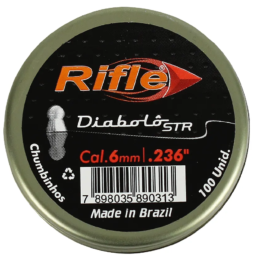 CHUMBINHO RIFLE DIABOLÔ 6,0MM (100UNID)-0