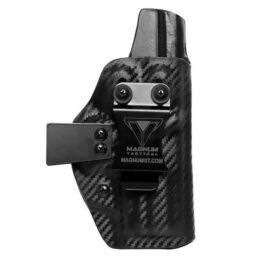 COLDRE KYDEX MAGNUM TACTICAL USO VELADO TAURUS G2C CARBOM BLACK - DESTRO-0