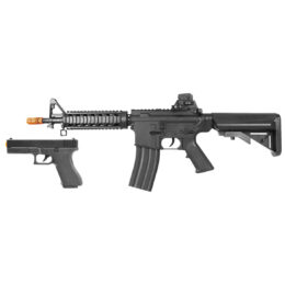 AIRSOFT KIT VIGOR – RIFLE SPRING M4A1 + PISTOLA SPRING V307