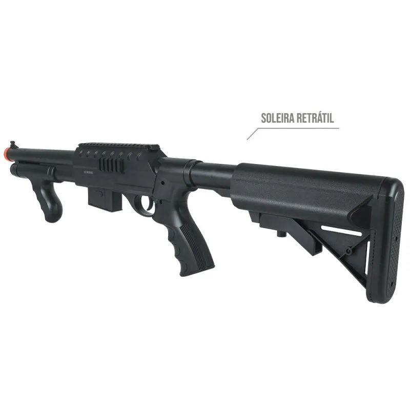 AIRSOFT SHOTGUN VG 0681D MOLA 6MM - Imagem 4