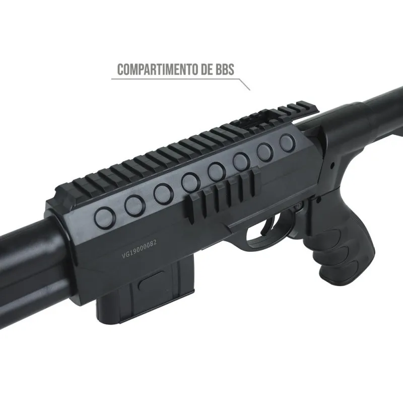 AIRSOFT SHOTGUN VG 0681D MOLA 6MM - Imagem 5